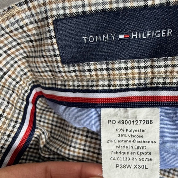 Men's Checkered Pants - Beige - Picture 4 of 4